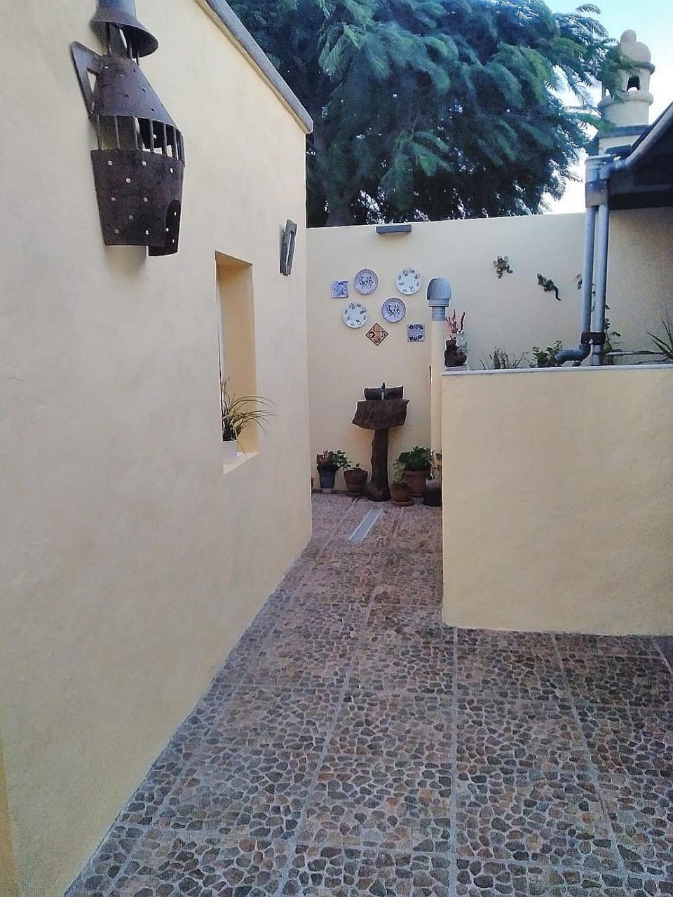 Patio, Off site, Day