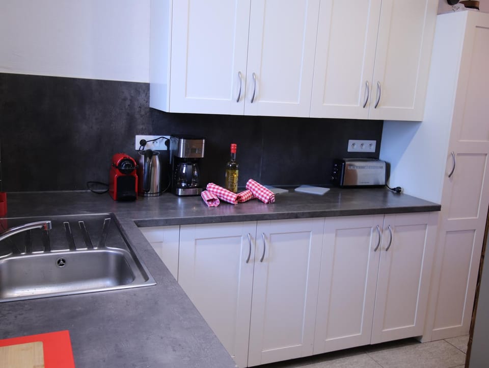 Kitchen or kitchenette, dishwasher, minibar, oven, stove