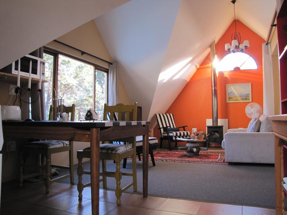 Bathroom, Living room, Dining area
