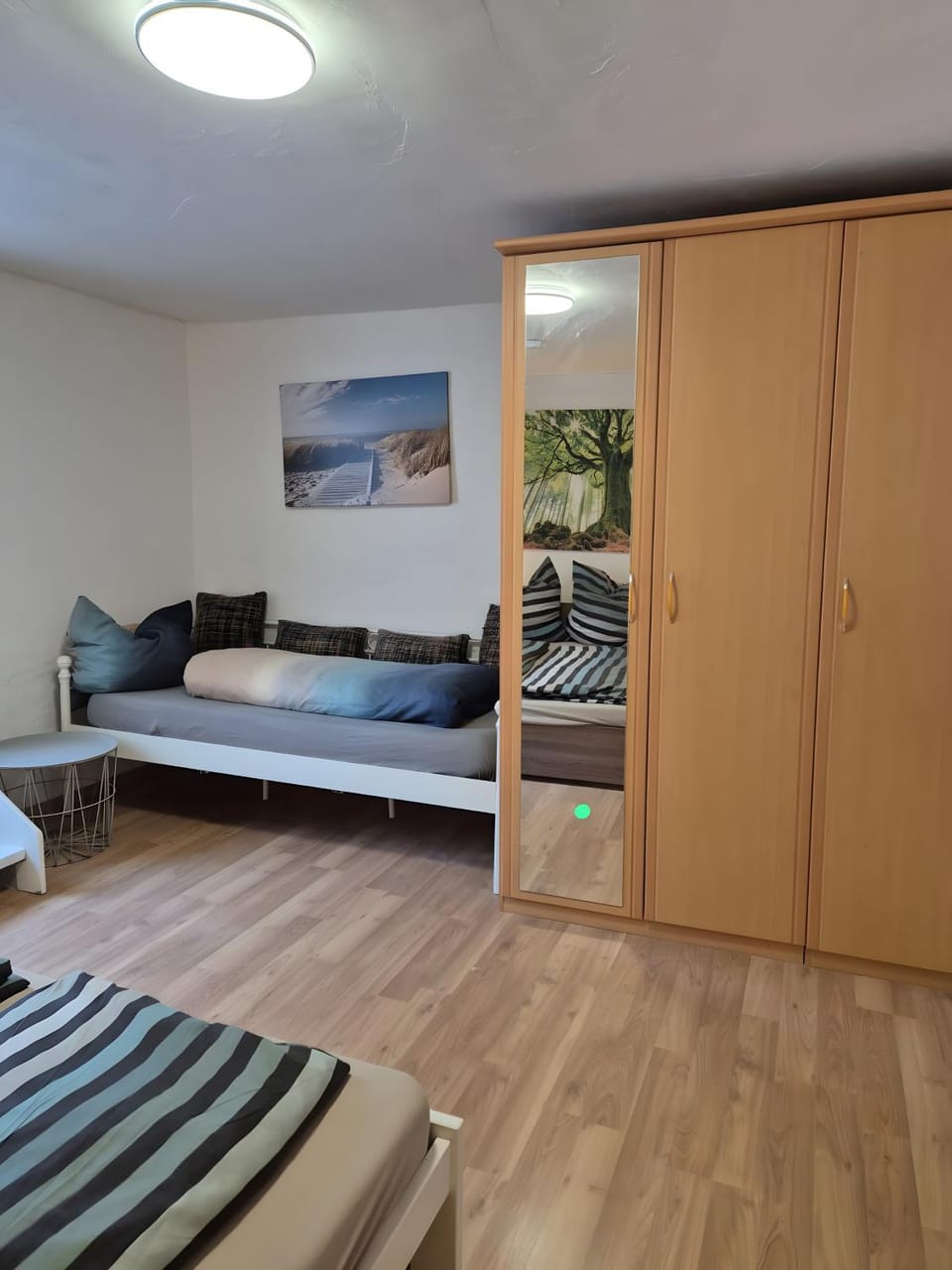 Property building, Living room, Bedroom