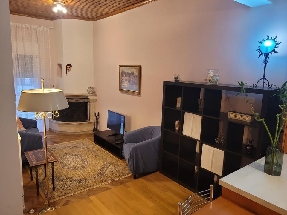 Living room, Seating area, hair dresser