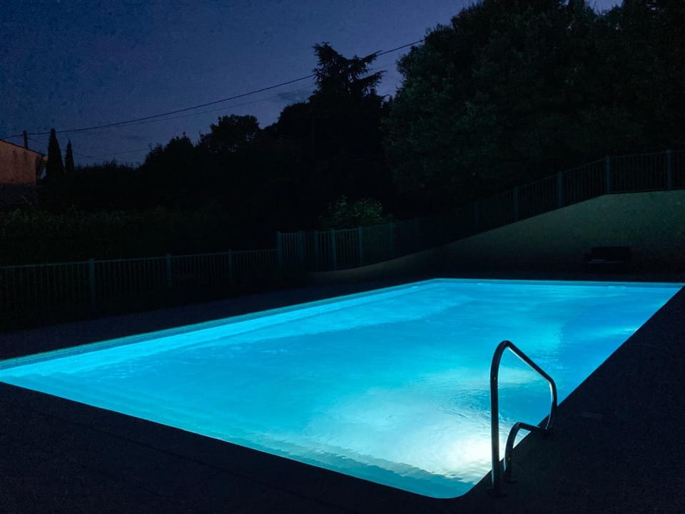 Night, Swimming pool, Swimming pool, Open Air Bath