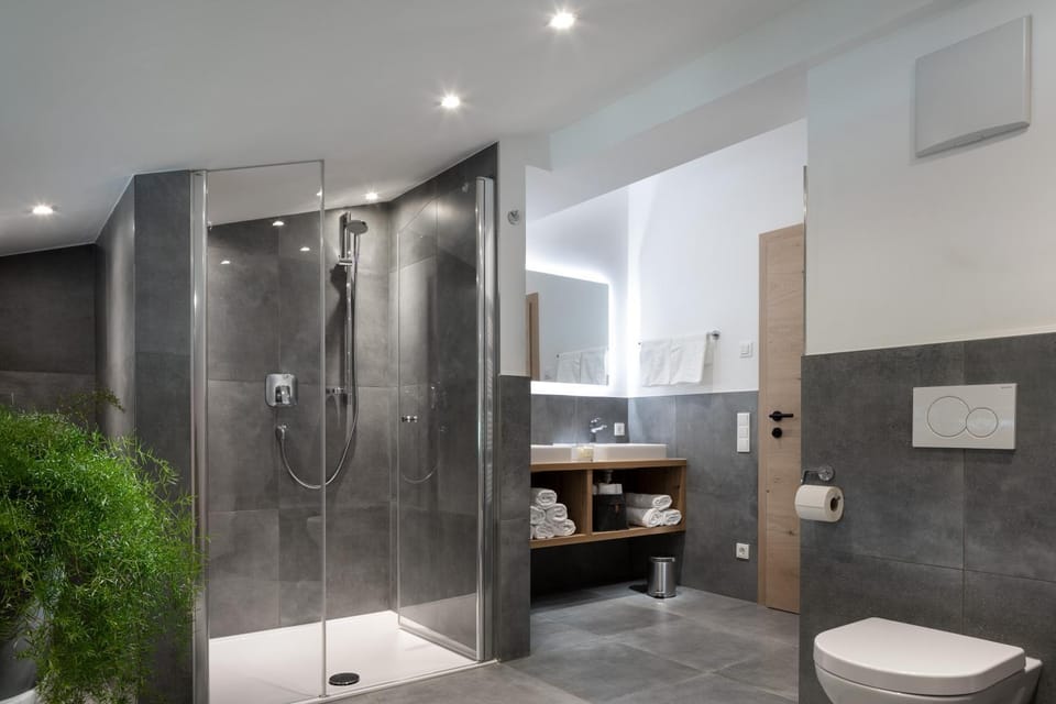 Shower, Toilet, Bathroom, towels