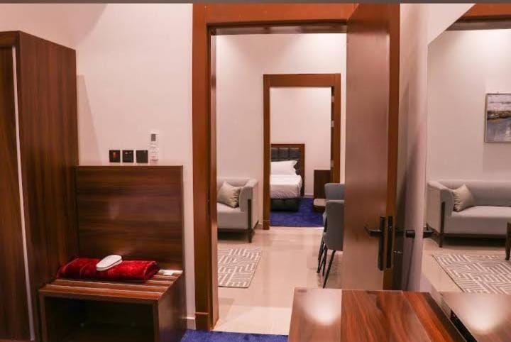 Bed, Living room, Seating area, Bedroom, towels, wardrobe