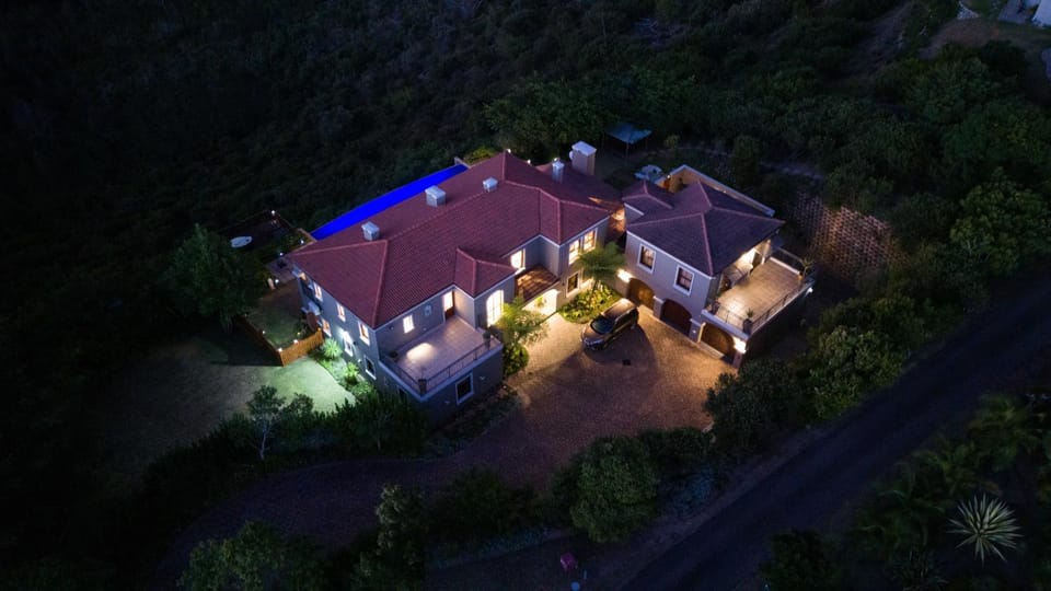 Property building, Night, Bird's eye view