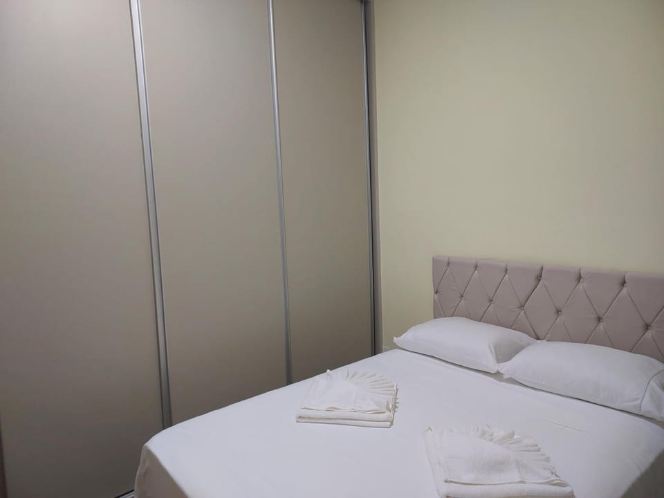 Bed, Photo of the whole room, Bedroom, towels, wardrobe