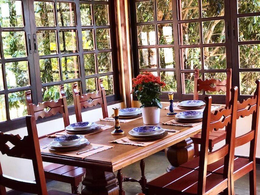 Dining area, Breakfast