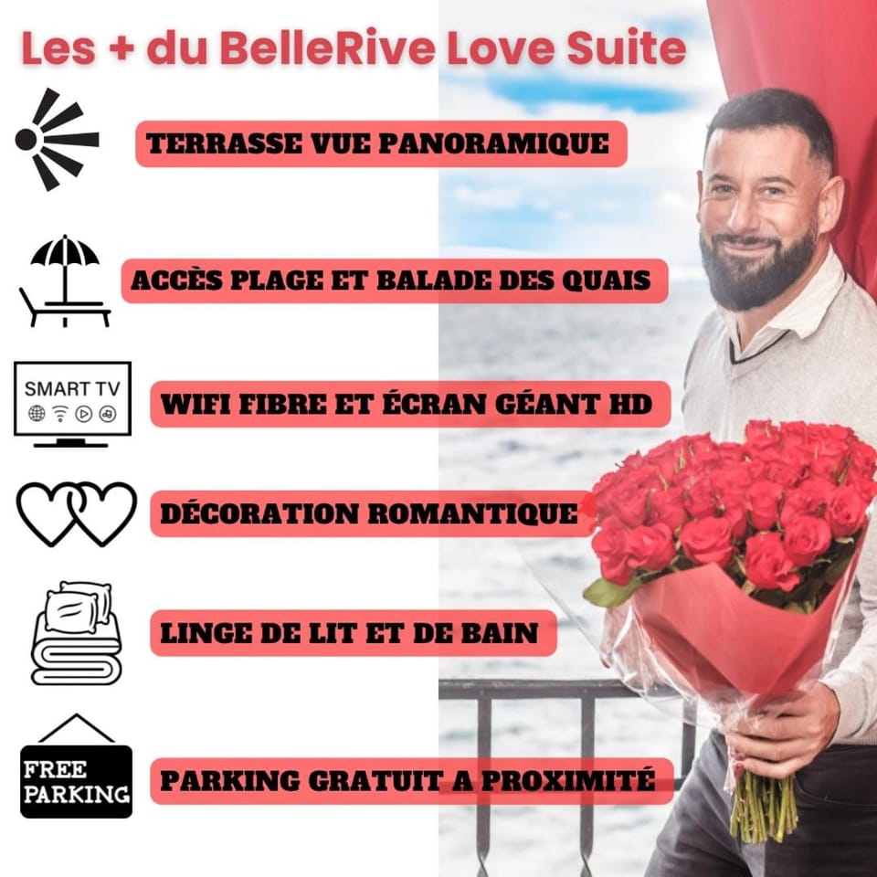 Bellerive Love Suite Magnifique vue lac Apartment in Haute-Savoie
