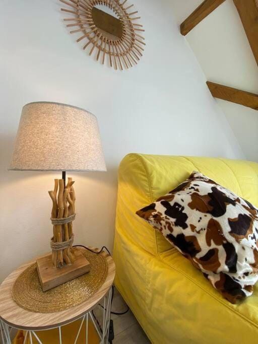 Esprit Jaune - Cosy studio Salengro - Sauna & Sport club Apartment in Mulhouse