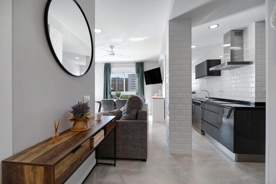 Property building, Kitchen or kitchenette, Living room