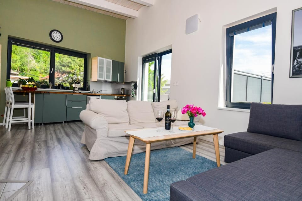 Kitchen or kitchenette, Living room