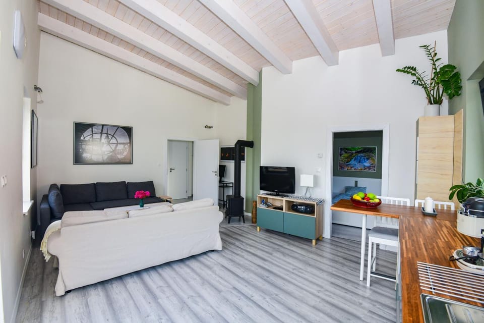 TV and multimedia, Kitchen or kitchenette, Living room, Seating area, Dining area