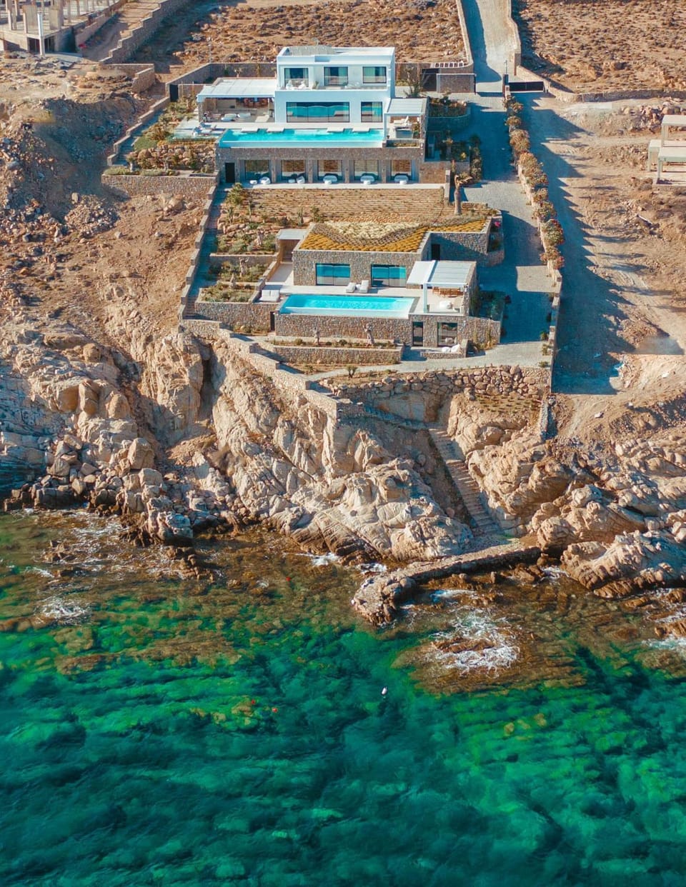 Natural landscape, Bird's eye view, Pool view, Sea view, Swimming pool
