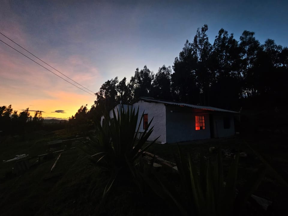 Property building, Natural landscape, Sunset