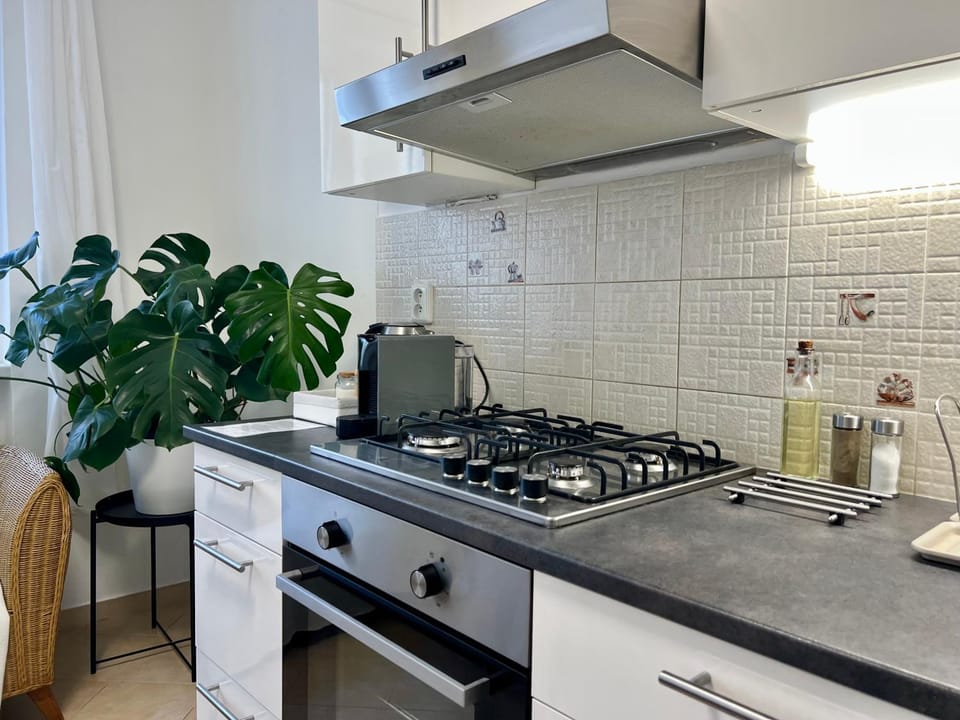 Coffee/tea facilities, Kitchen or kitchenette, oven, stove, kitchen