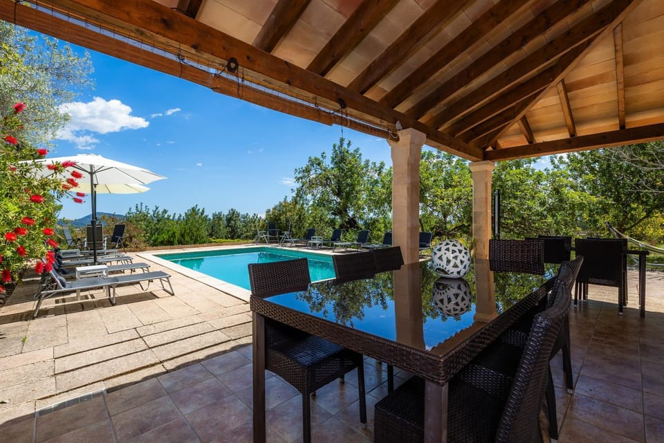 Property building, Living room, Swimming pool