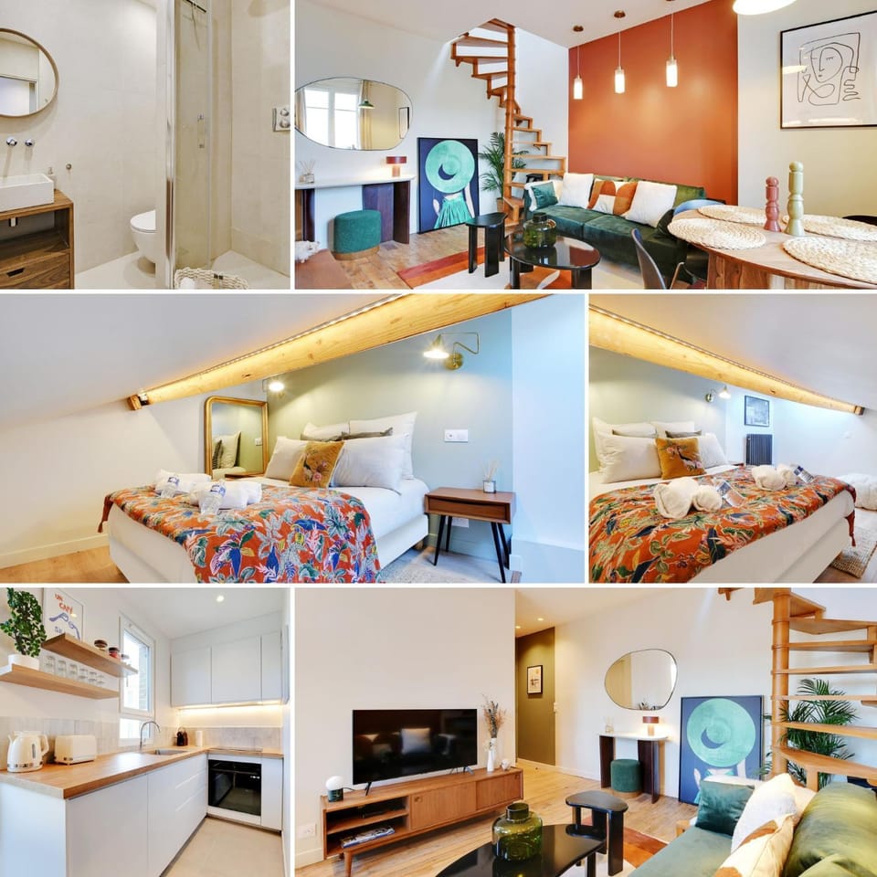 Kitchen or kitchenette, Living room, Bedroom
