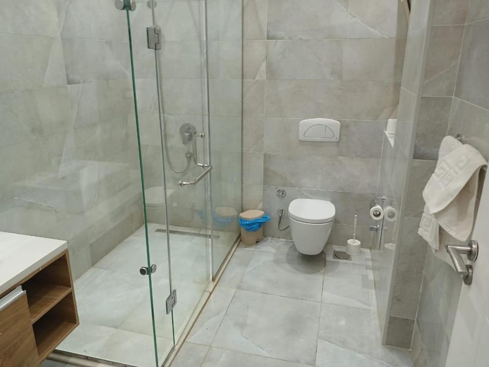 Shower, Toilet, Bathroom, towels