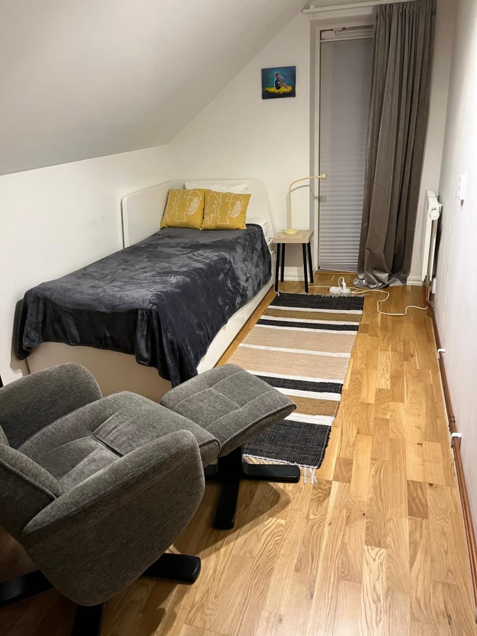 Seating area, Bedroom