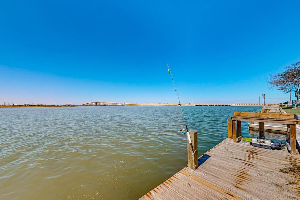 Aloha, Sunset on the Bay House in North Padre Island