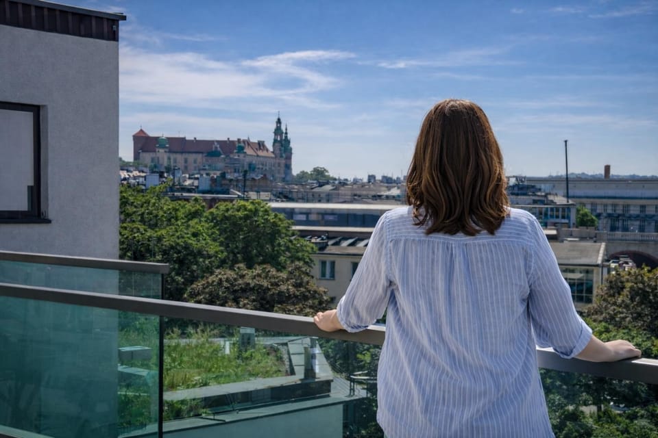 Day, People, View (from property/room), Balcony/Terrace, City view, group of guests