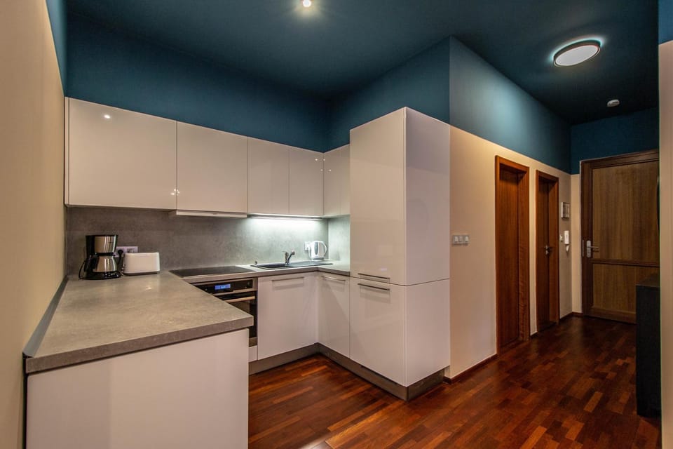 Kitchen or kitchenette, pet friendly, stove, toaster