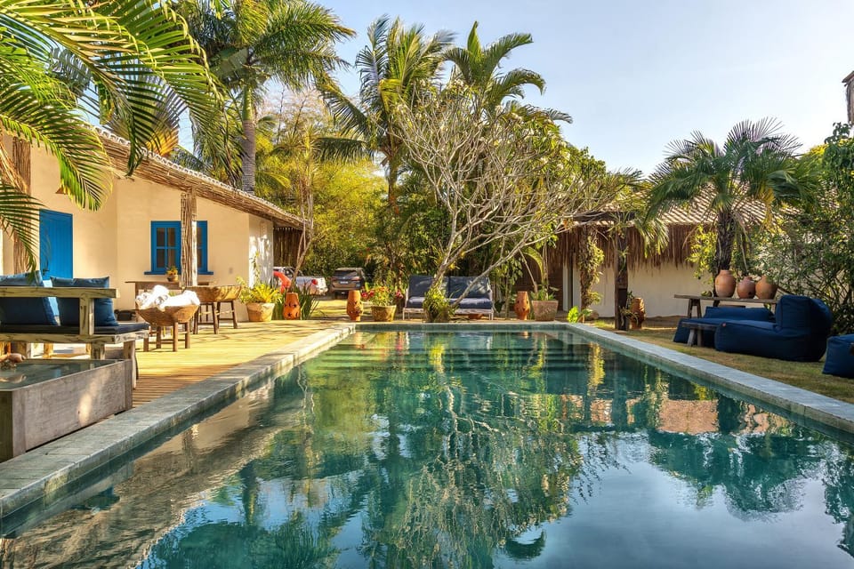 Day, Garden, Living room, Seating area, Garden view, Pool view, Swimming pool, Swimming pool