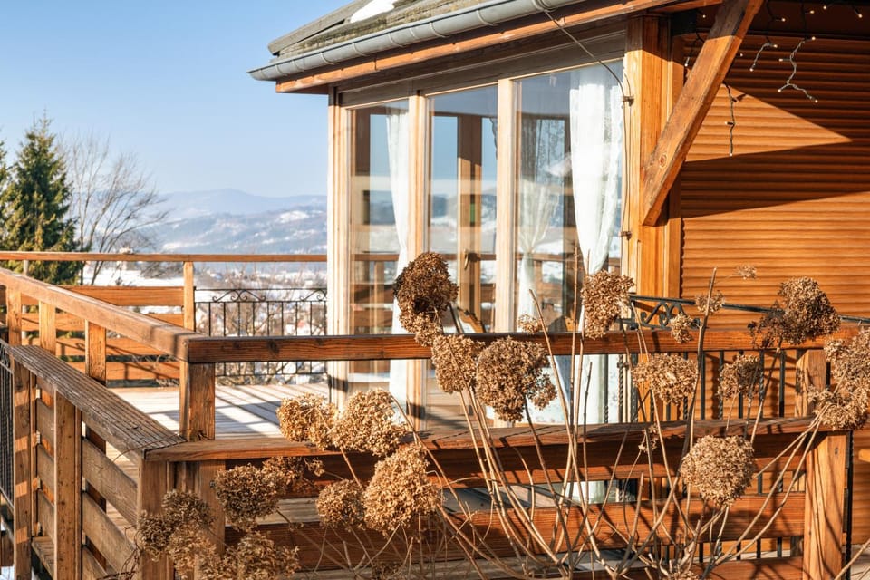 Winter, View (from property/room), Balcony/Terrace, Mountain view, Internal: Not applicable to any particular room