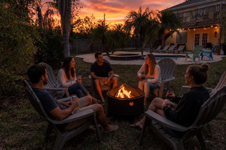 Walk2BeachDeep PoolFirepitgames House in Indian Rocks Beach