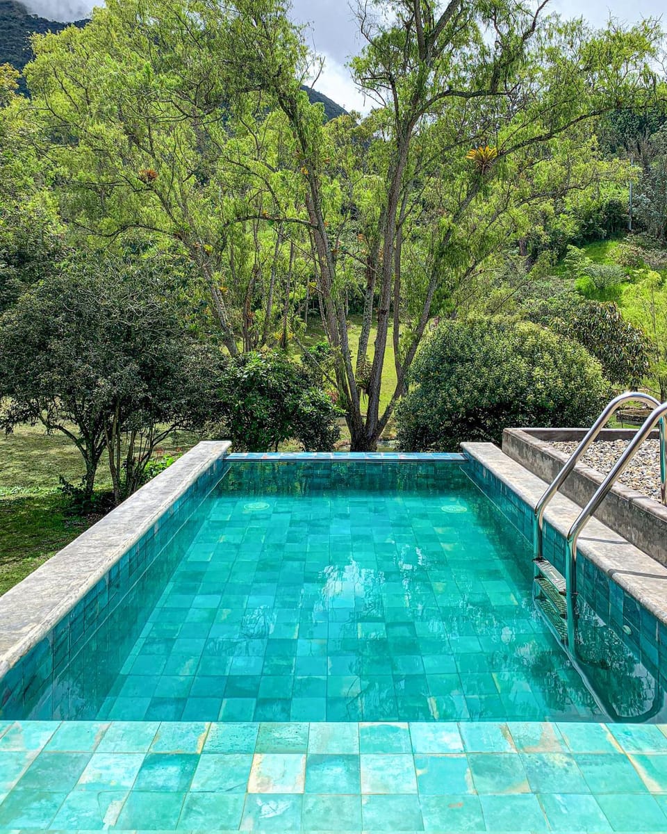 Natural landscape, Mountain view, Pool view, Swimming pool