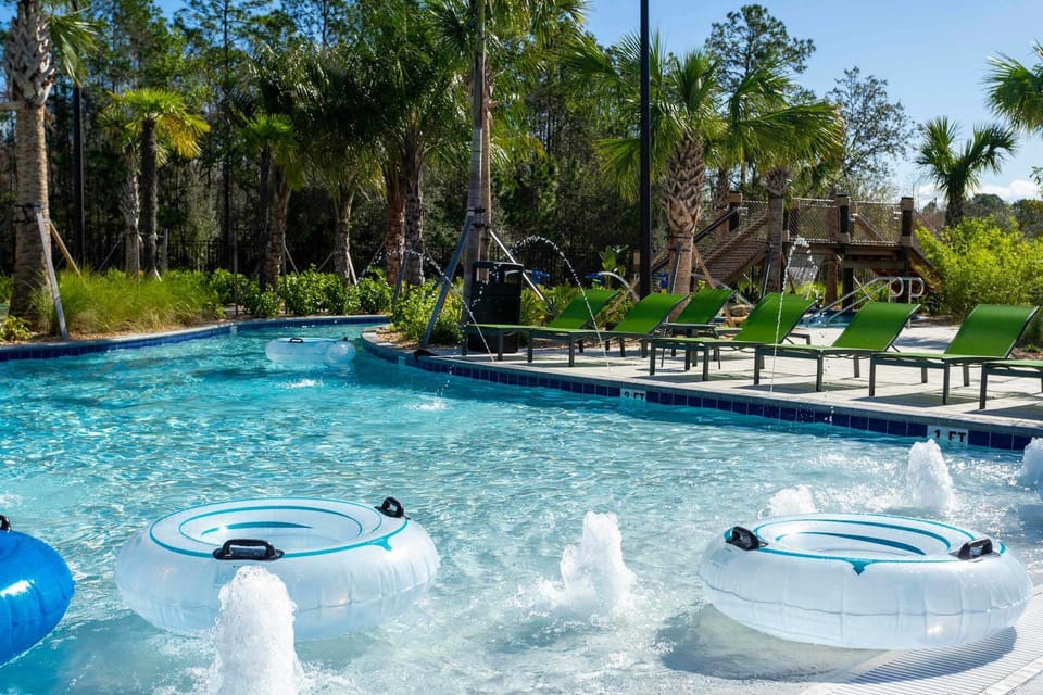 Free Waterpark 5Bd Close to Disney Private Pool 2497 House in Kissimmee