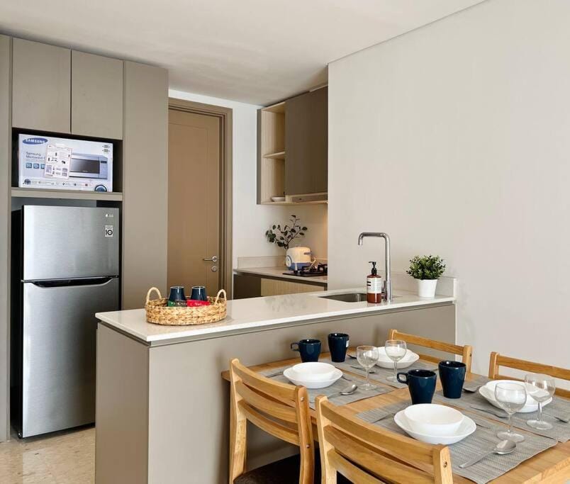 Sunny Seaview 3 BR Condo at PIK Apartment in Jakarta