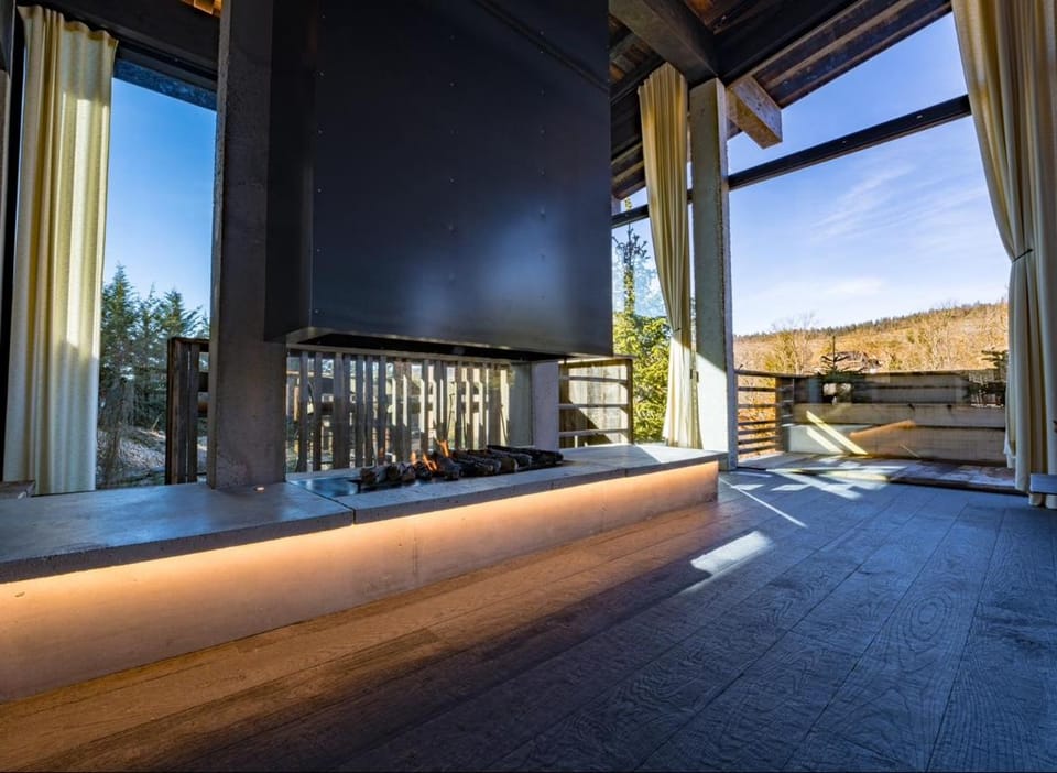 Black chalet Villa in Jura