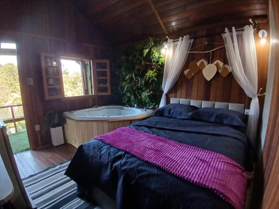 Cabana do Lago com Jacuzzi Apartment in State of São Paulo