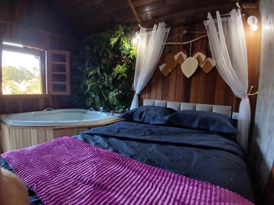 Cabana do Lago com Jacuzzi Apartment in State of São Paulo