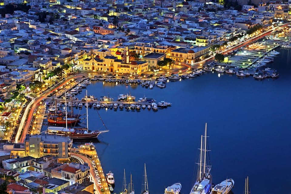 Night, Natural landscape, Bird's eye view, City view, Sea view