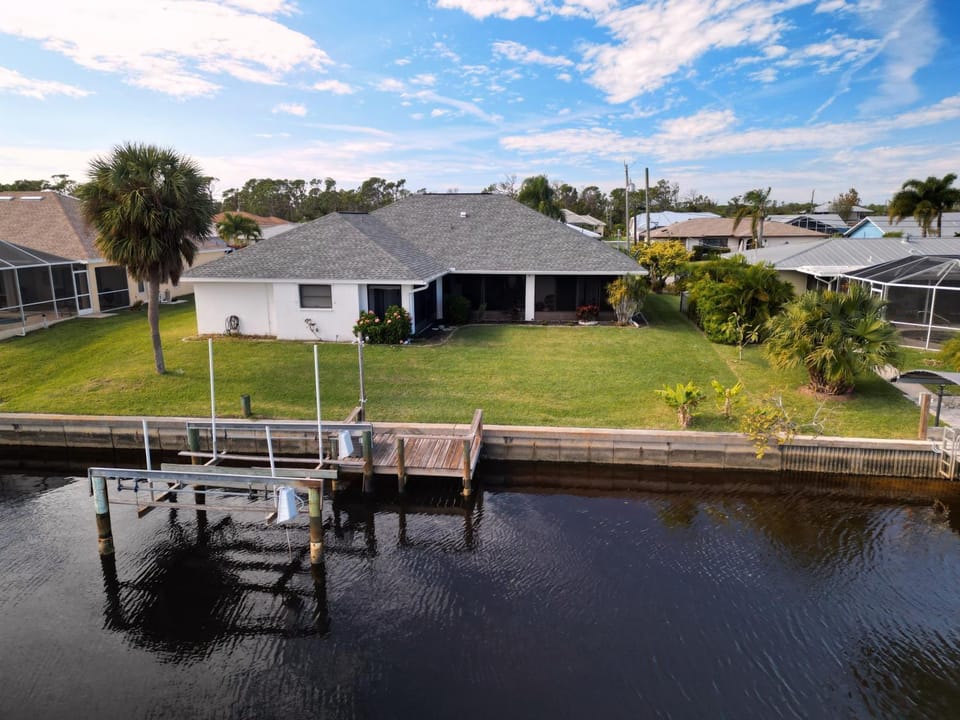 Property building, Natural landscape, River view