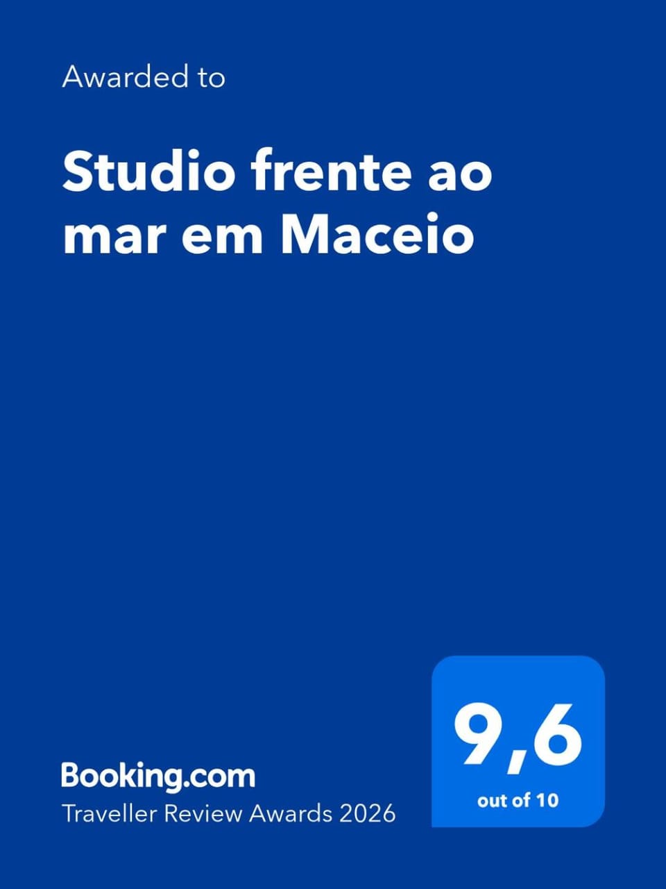 Studio frente ao mar em Maceio Apartment in Maceió