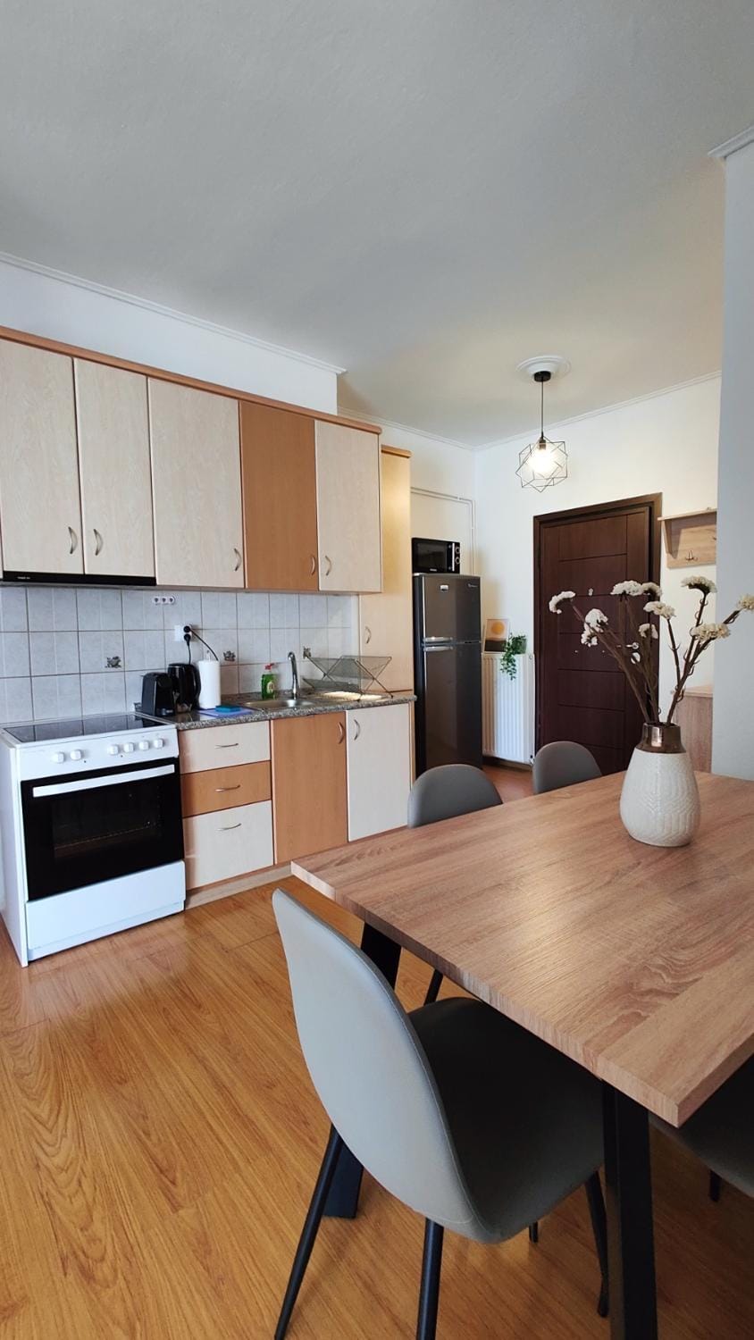 Kitchen or kitchenette, Dining area, oven, stove