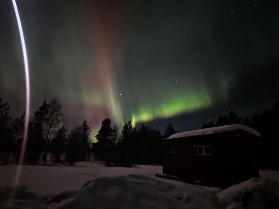 Property building, Night, Natural landscape, Winter