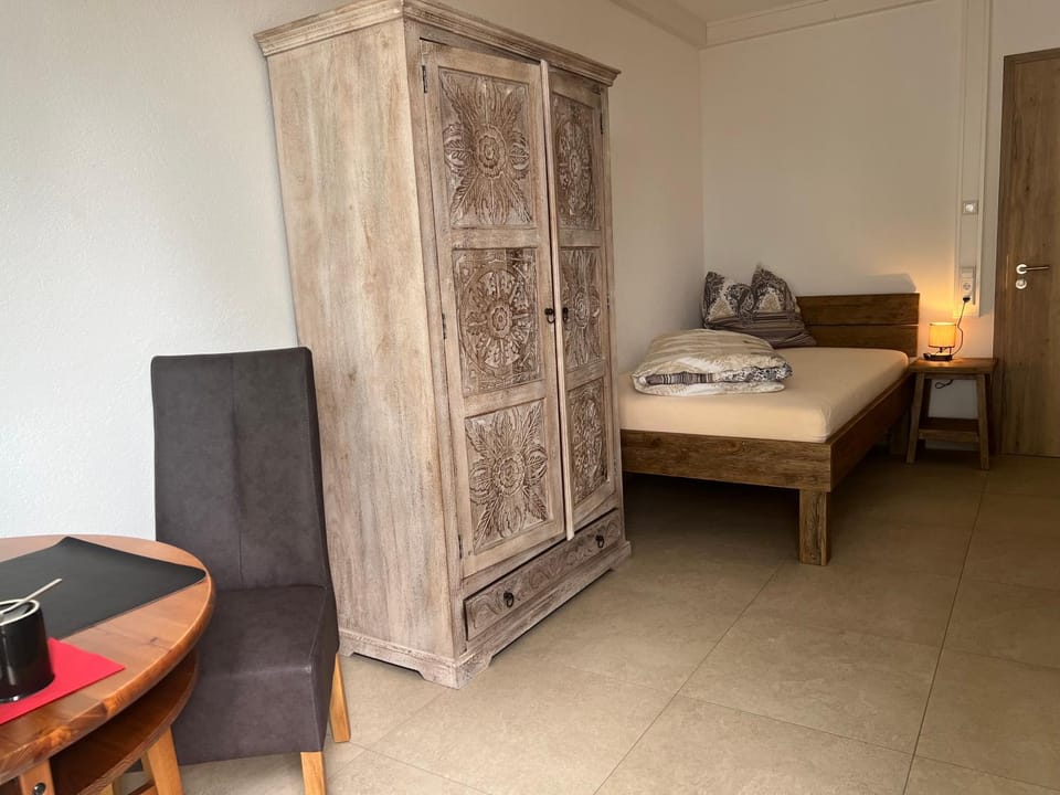 Bed, Photo of the whole room, Bedroom, wardrobe