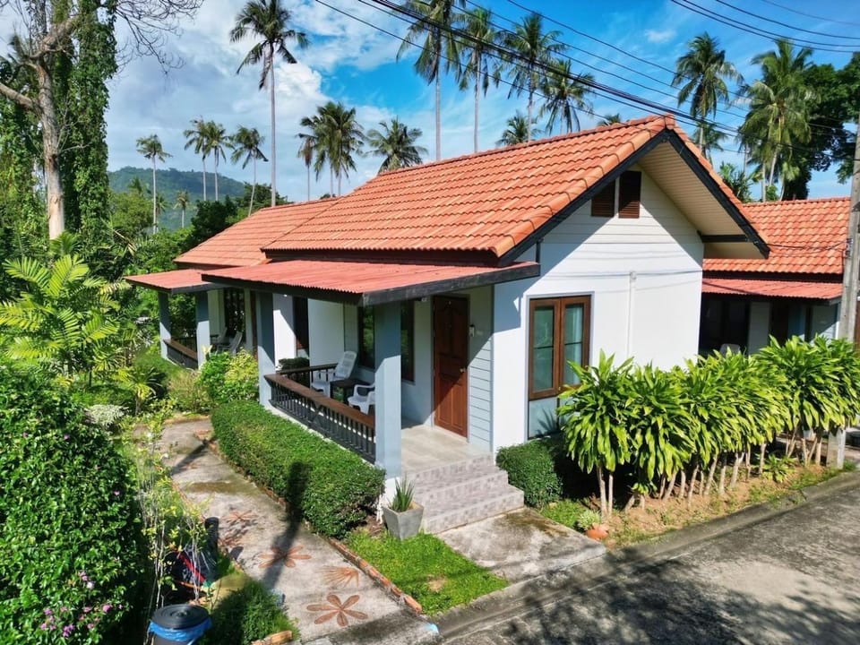 Property building, Garden view