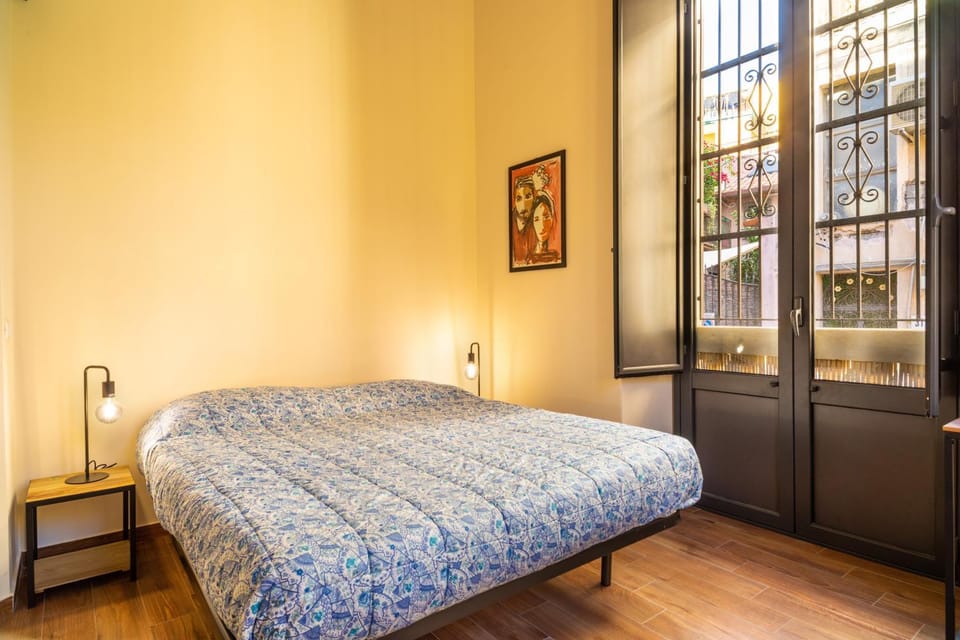 Property building, Living room, Bedroom
