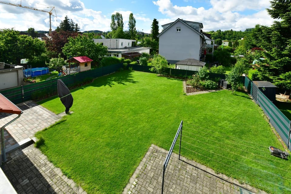 Property building, Spring, Day, Natural landscape, Garden view, Inner courtyard view