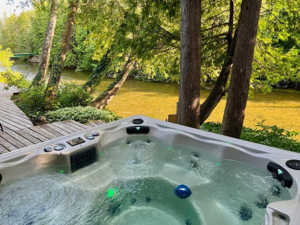 Monarch Lodge, Giant Riverview, Hot Tub, Fireplace House in Michigan