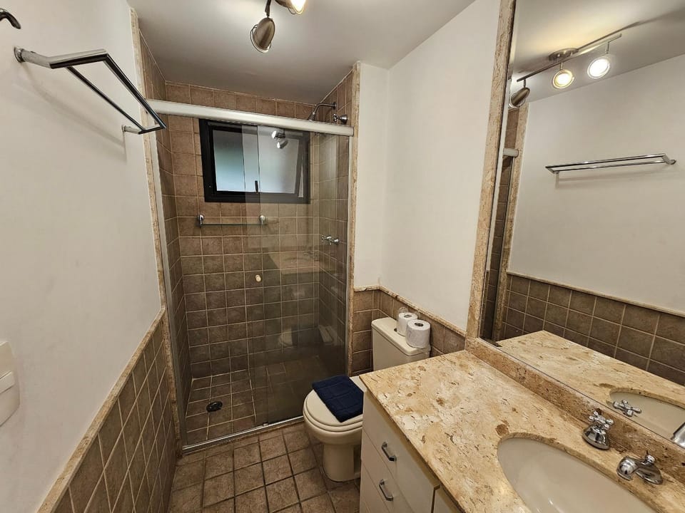Flat Apart-Hotel com dois quartos e dois banheiros Apartment in Sao Paulo City