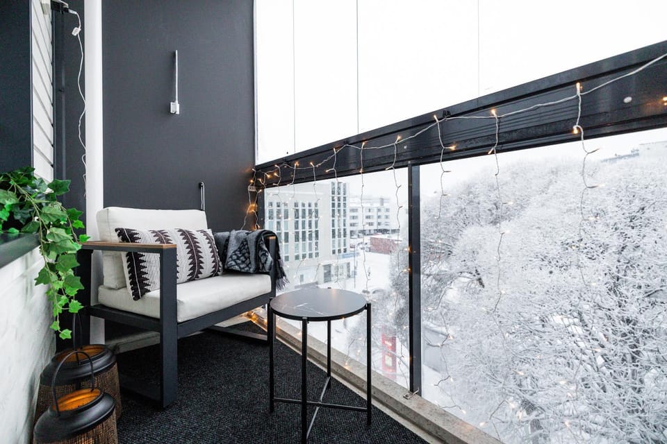 Winter, View (from property/room), Balcony/Terrace