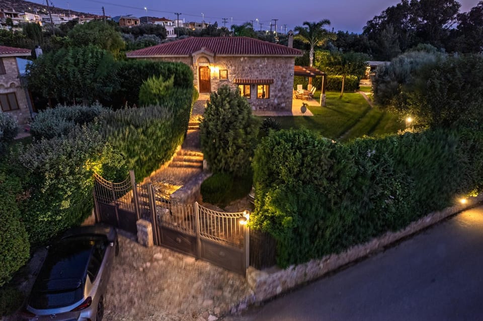 Property building, Night, Garden view, Parking