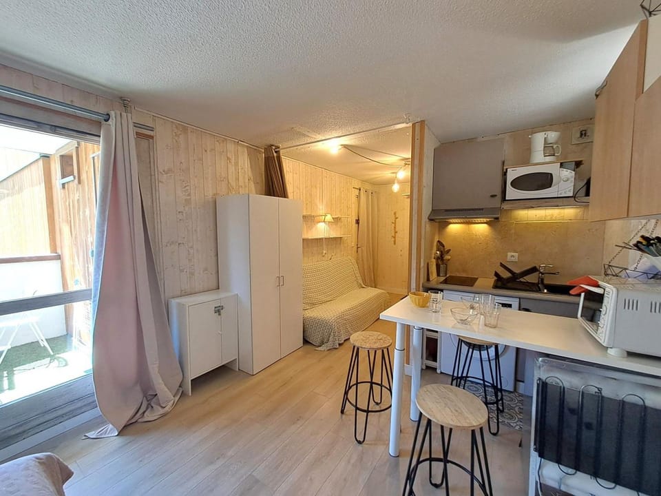 Studio cosy 3 pers, animaux ok, parking - Les Deux Alpes - FR-1-516-213 Apartment in Les Deux Alpes