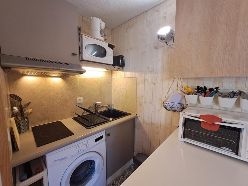 Studio cosy 3 pers, animaux ok, parking - Les Deux Alpes - FR-1-516-213 Apartment in Les Deux Alpes